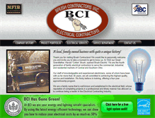 Tablet Screenshot of brushcontractors.com